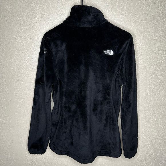 The North Face Womens Osito Full Zip Soft Fuzzy Fleece Jacket Black XL - Picture 3 of 6